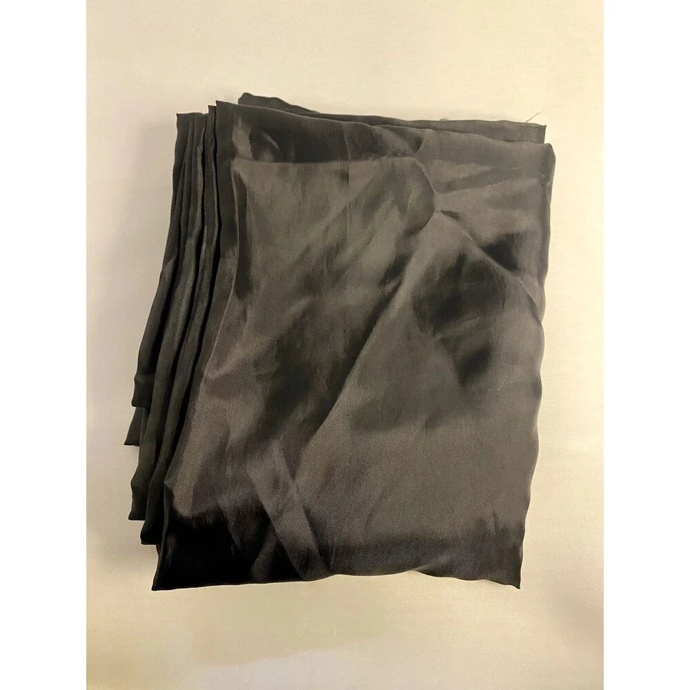 #7980 BLACK LINNING FABRIC 3 YDS X 58